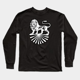 Lion Sun Minimal Long Sleeve T-Shirt